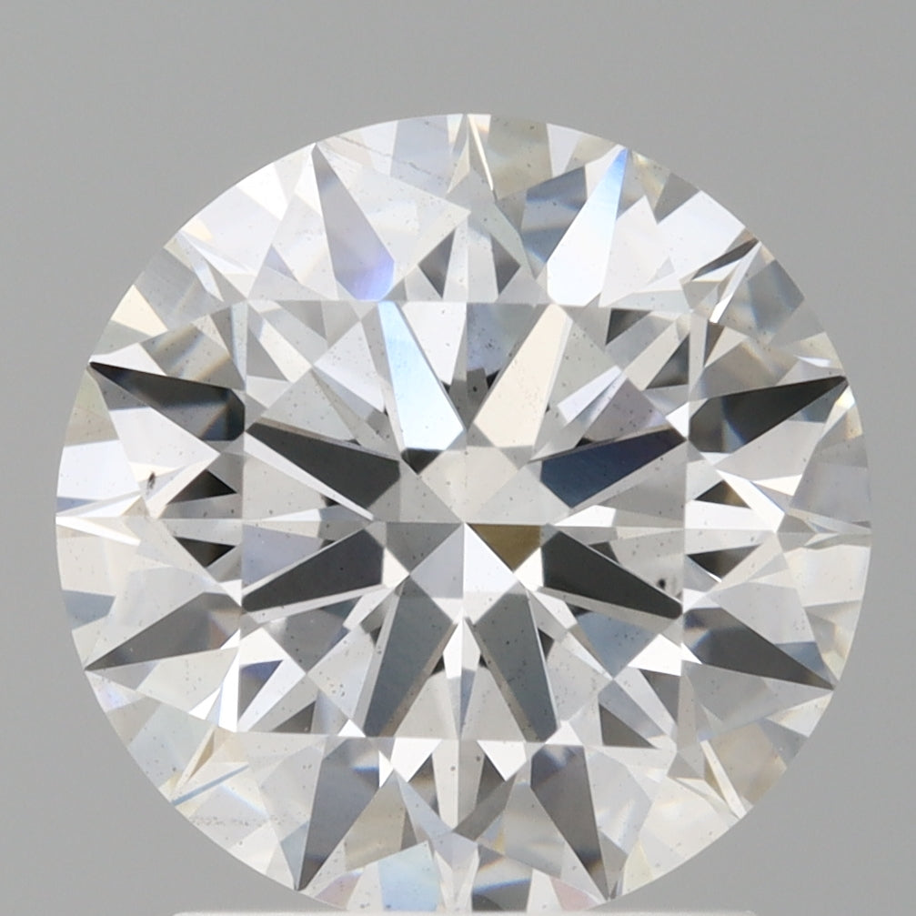 2.05 Carat Round Shaped, Ideal Cut, E Color, VS2 Clarity, IGI Certified Lab Grown Diamond