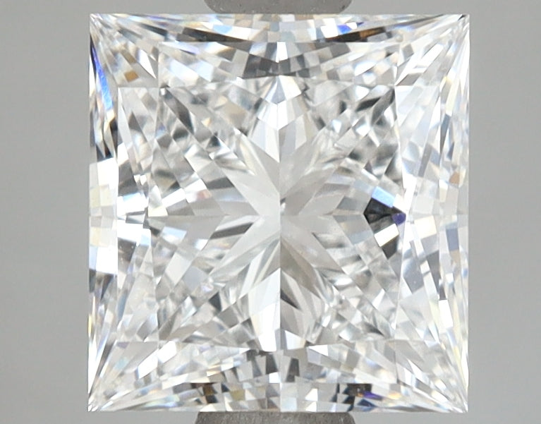 2.61 Carat Princess Shaped, Ideal Cut, D Color, VVS1 Clarity, IGI Certified Lab Grown Diamond