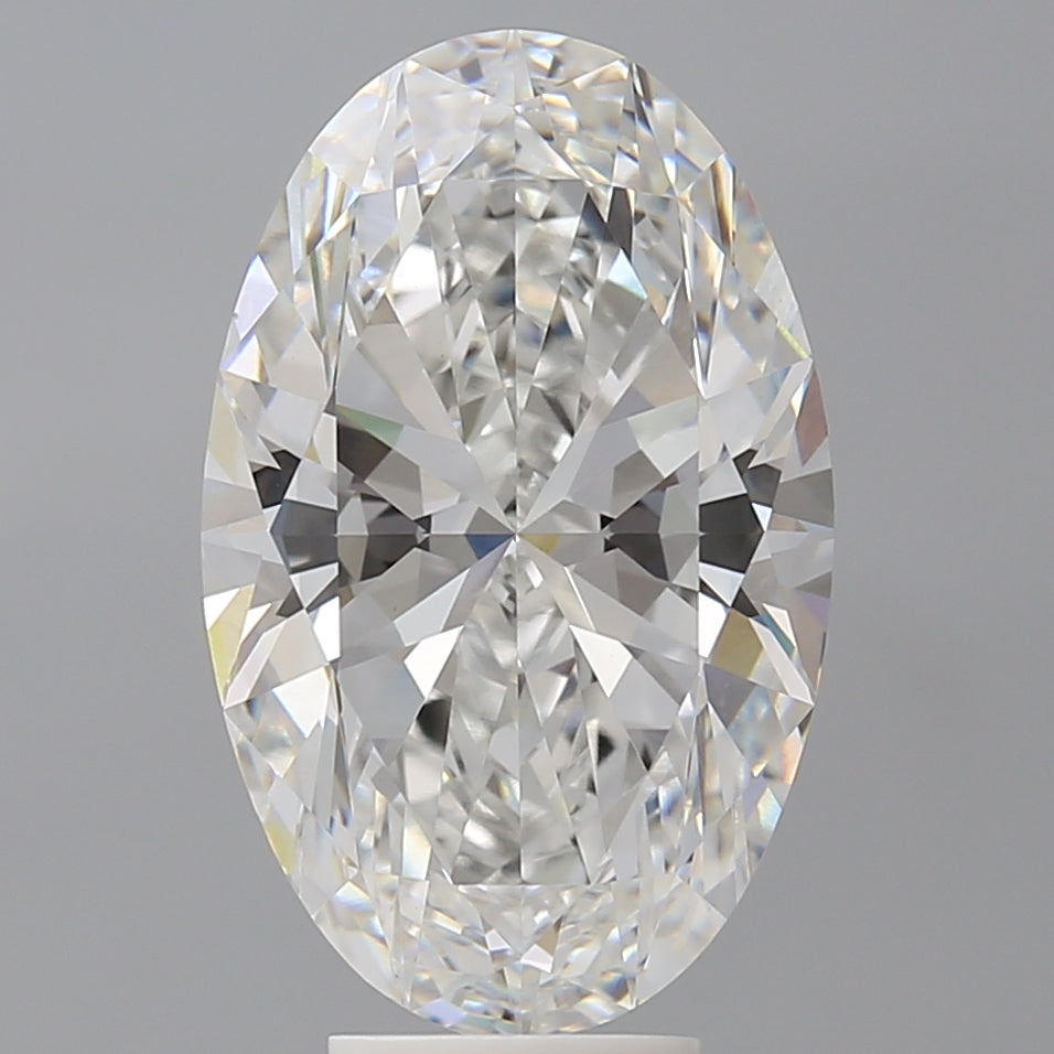 6.60 Carat Oval Shaped, Ideal Cut, E Color, VVS2 Clarity, IGI Certified Lab Grown Diamond