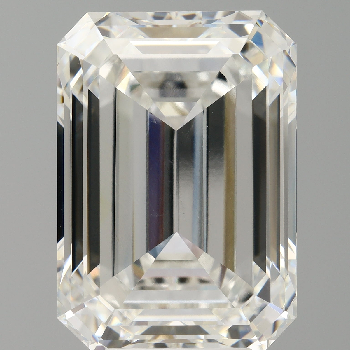 8.08 Carat Emerald Shaped, Ideal Cut, F Color, VVS2 Clarity, IGI Certified Lab Grown Diamond