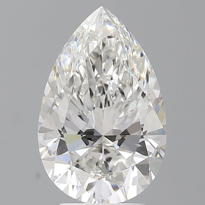 4.06 Carat Pear Shaped, Ideal Cut, E Color, VS2 Clarity, IGI Certified Lab Grown Diamond