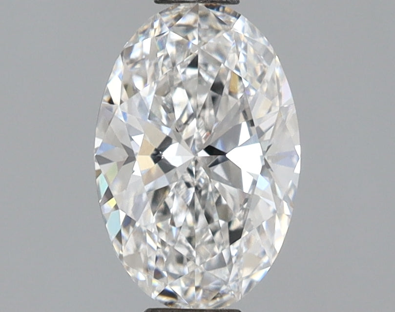 1.17 Carat Oval Shaped, Ideal Cut, D Color, VVS2 Clarity, IGI Certified Lab Grown Diamond