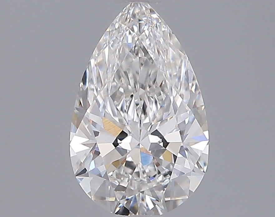 1.53 Carat Pear Shaped, Ideal Cut, E Color, VVS2 Clarity, IGI Certified Lab Grown Diamond