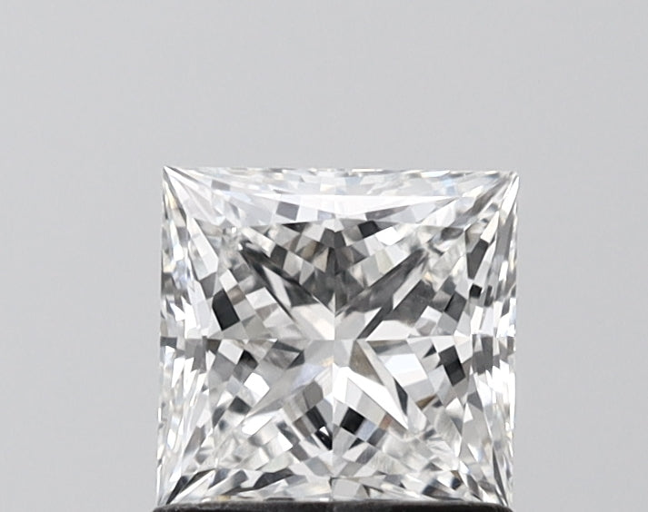 1.05 Carat Princess Shaped, Excellent Cut, E Color, VVS1 Clarity, IGI Certified Lab Grown Diamond