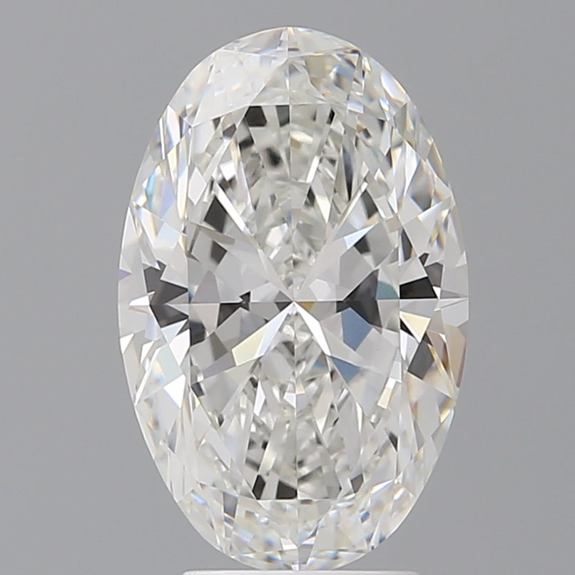 4.10 Carat Oval Shaped, Ideal Cut, E Color, VVS2 Clarity, IGI Certified Lab Grown Diamond