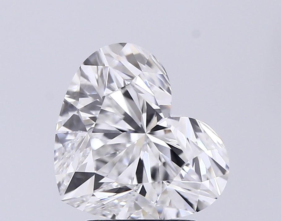 2.52 Carat Heart Shaped, Ideal Cut, D Color, VVS2 Clarity, IGI Certified Lab Grown Diamond