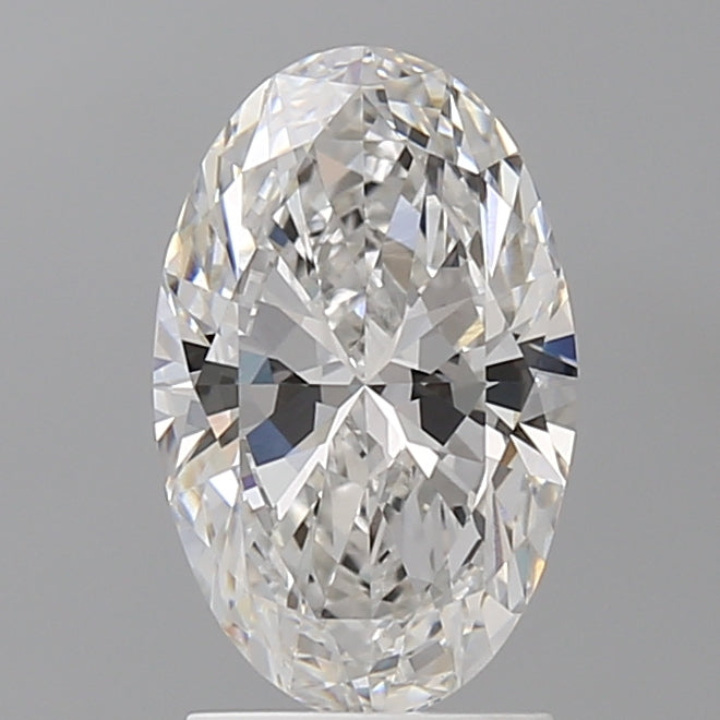2.01 Carat Oval Shaped, Ideal Cut, E Color, VVS2 Clarity, IGI Certified Lab Grown Diamond