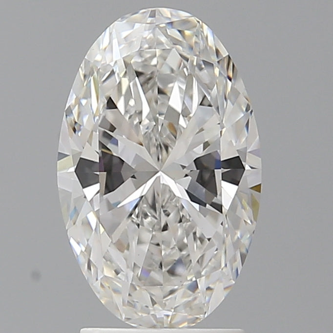 2.54 Carat Oval Shaped, Ideal Cut, E Color, VVS2 Clarity, IGI Certified Lab Grown Diamond