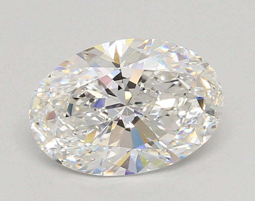 2.06 Carat Oval Shaped, Ideal Cut, F Color, VVS1 Clarity, IGI Certified Lab Grown Diamond