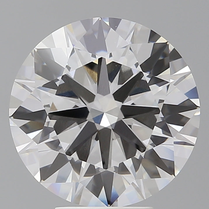 5.56 Carat Round Shaped, Ideal Cut, F Color, VVS2 Clarity, IGI Certified Lab Grown Diamond