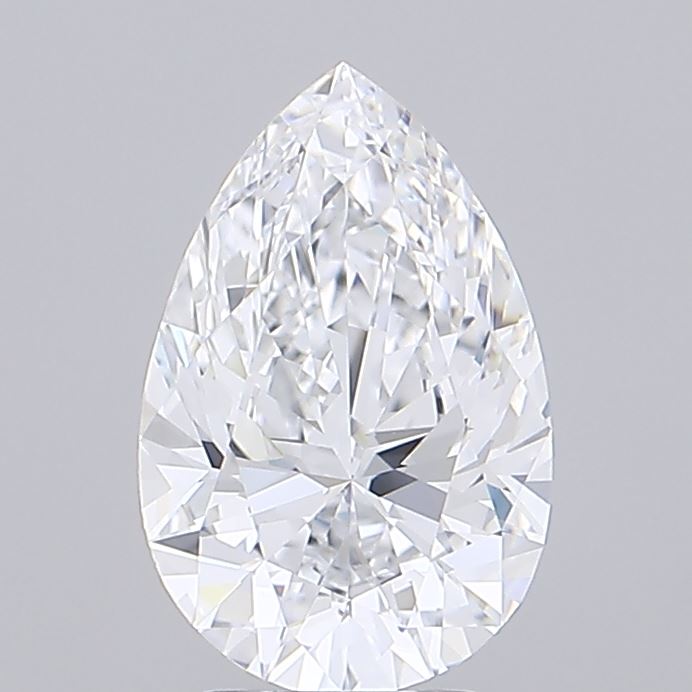 2.90 Carat Pear Shaped, Ideal Cut, D Color, VVS1 Clarity, IGI Certified Lab Grown Diamond
