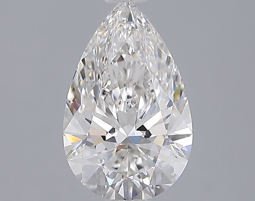 1.53 Carat Pear Shaped, Ideal Cut, F Color, VVS2 Clarity, IGI Certified Lab Grown Diamond