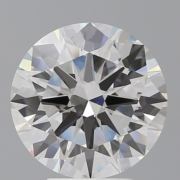 4.54 Carat Round Shaped, Excellent Cut, F Color, VVS2 Clarity, IGI Certified Lab Grown Diamond