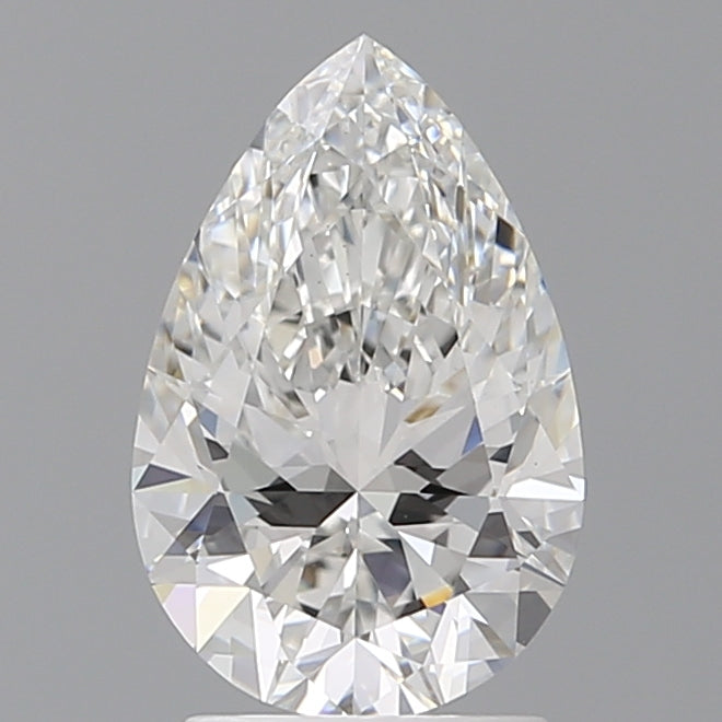 2.10 Carat Pear Shaped, Ideal Cut, E Color, VS1 Clarity, IGI Certified Lab Grown Diamond