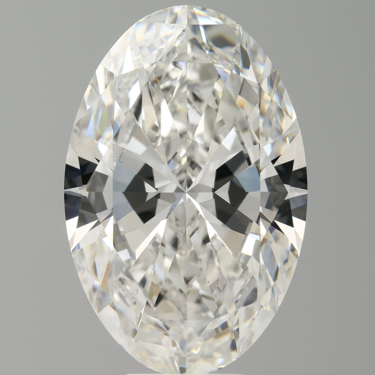 10.00 Carat Oval Shaped, Ideal Cut, F Color, VVS2 Clarity, IGI Certified Lab Grown Diamond