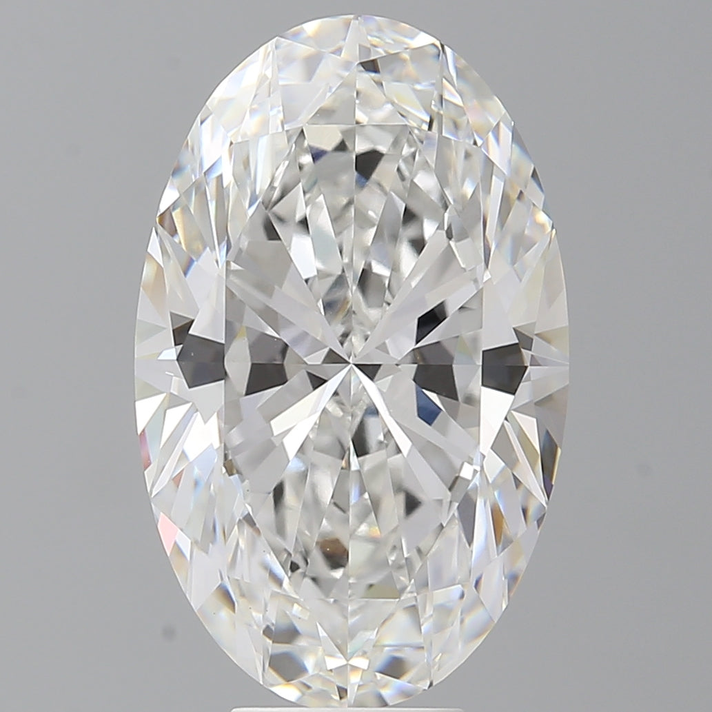8.59 Carat Oval Shaped, Ideal Cut, E Color, VVS2 Clarity, IGI Certified Lab Grown Diamond