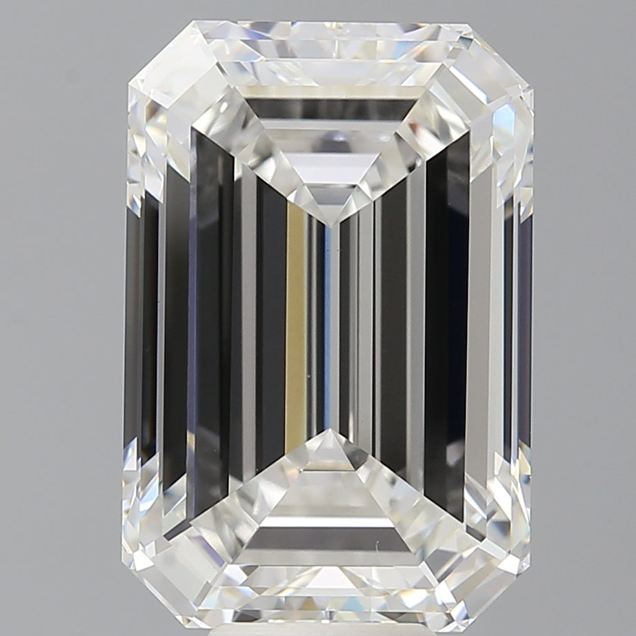 10.49 Carat Emerald Shaped, Excellent Cut, F Color, VVS2 Clarity, IGI Certified Lab Grown Diamond