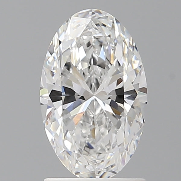 1.58 Carat Oval Shaped, Ideal Cut, D Color, VS1 Clarity, IGI Certified Lab Grown Diamond