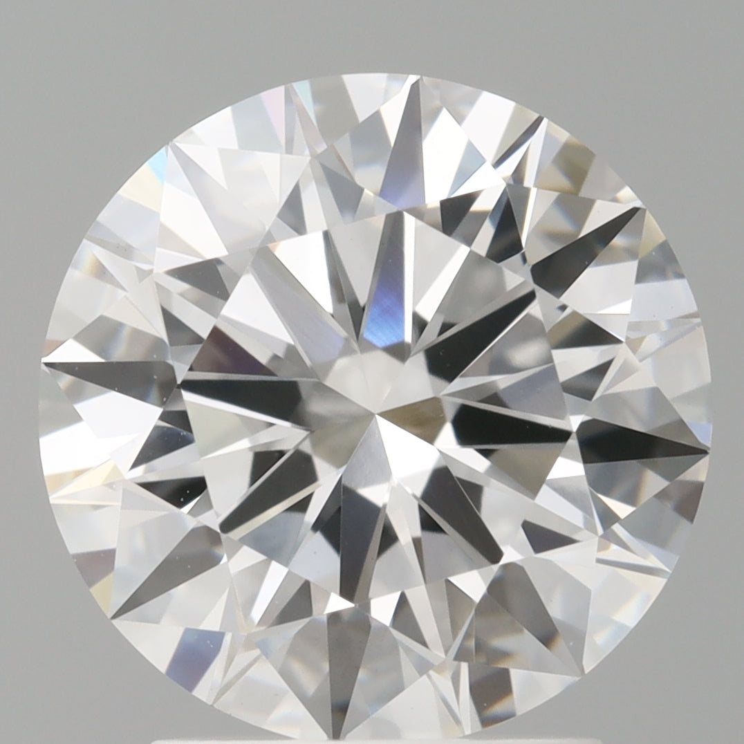 2.58 Carat Round Shaped, Ideal Cut, E Color, VVS2 Clarity, IGI Certified Lab Grown Diamond