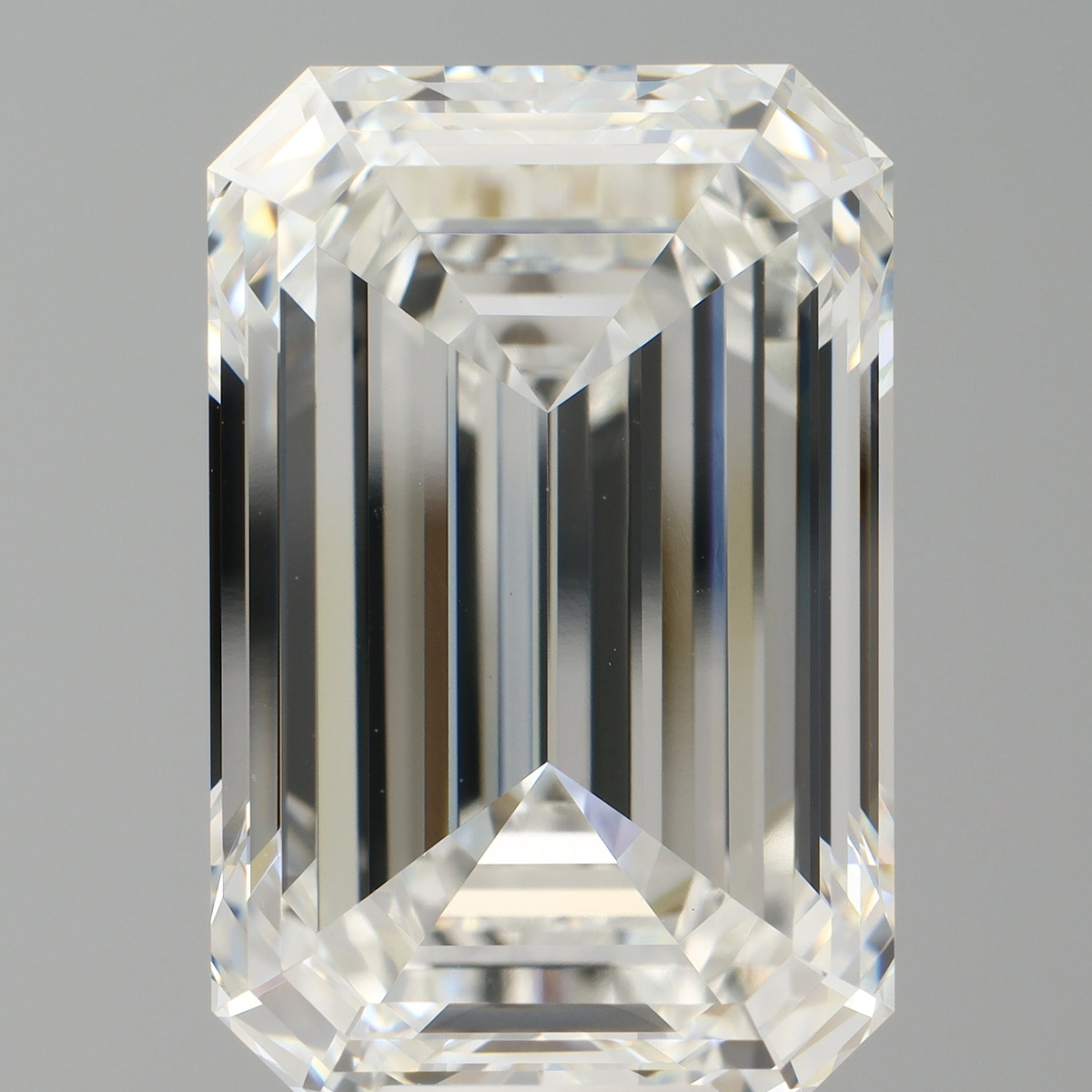 12.60 Carat Emerald Shaped, Excellent Cut, F Color, VVS2 Clarity, IGI Certified Lab Grown Diamond