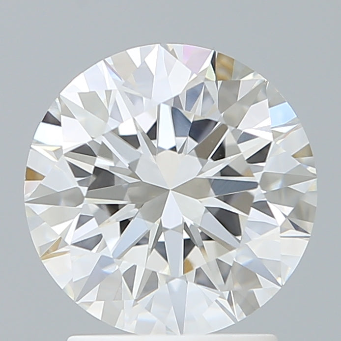 2.21 Carat Round Shaped, Excellent Cut, F Color, VVS2 Clarity, IGI Certified Lab Grown Diamond