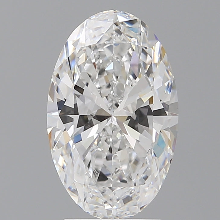 3.02 Carat Oval Shaped, Ideal Cut, E Color, VVS2 Clarity, IGI Certified Lab Grown Diamond
