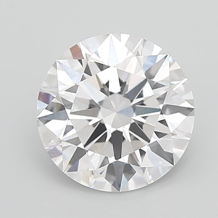 4.04 Carat Round Shaped, Ideal Cut, E Color, VVS2 Clarity, IGI Certified Lab Grown Diamond