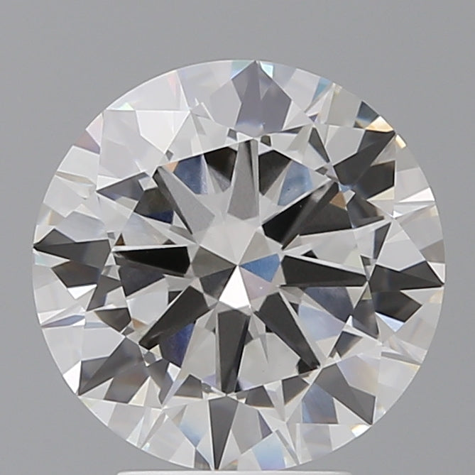 4.04 Carat Round Shaped, Excellent Cut, F Color, VVS2 Clarity, IGI Certified Lab Grown Diamond