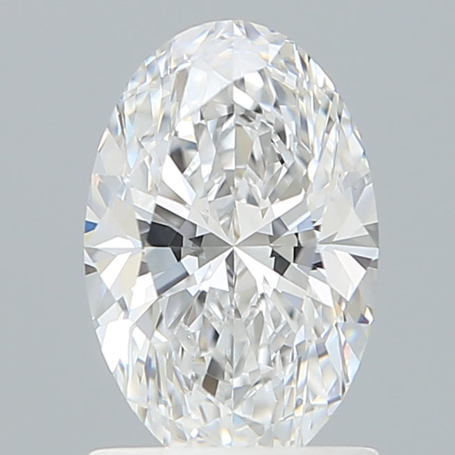 1.32 Carat Oval Shaped, Excellent Cut, D Color, VVS2 Clarity, IGI Certified Lab Grown Diamond