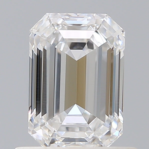 0.93 Carat Emerald Shaped, Ideal Cut, D Color, VS2 Clarity, IGI Certified Lab Grown Diamond