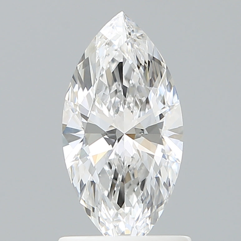 1.04 Carat Marquise Shaped, Ideal Cut, D Color, VVS2 Clarity, IGI Certified Lab Grown Diamond