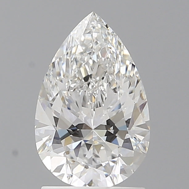 1.59 Carat Pear Shaped, Ideal Cut, E Color, VVS2 Clarity, IGI Certified Lab Grown Diamond