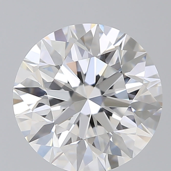 1.24 Carat Round Shaped, Excellent Cut, D Color, VVS2 Clarity, IGI Certified Lab Grown Diamond