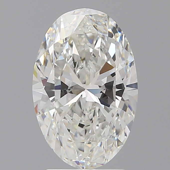 2.55 Carat Oval Shaped, Ideal Cut, F Color, VVS2 Clarity, IGI Certified Lab Grown Diamond