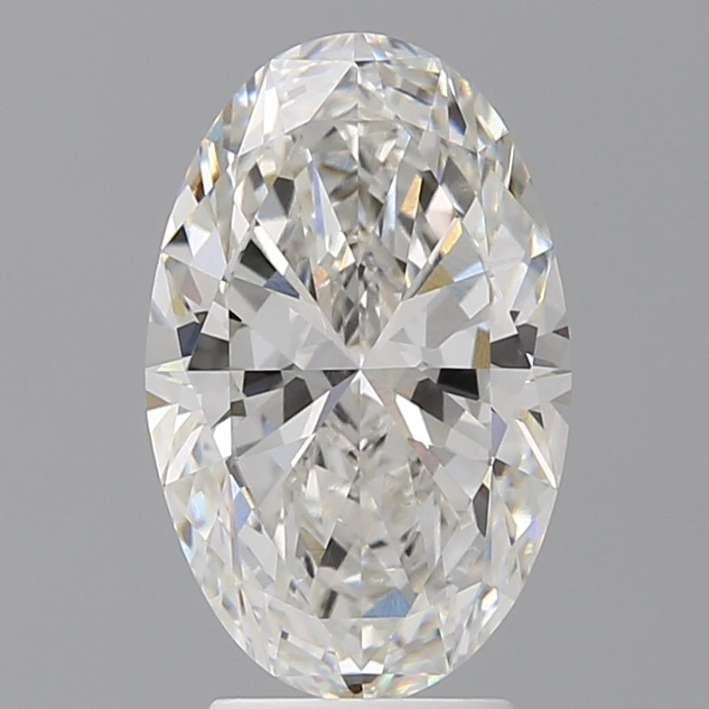 3.53 Carat Oval Shaped, Ideal Cut, F Color, VVS2 Clarity, IGI Certified Lab Grown Diamond