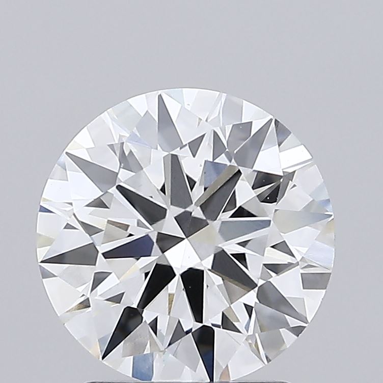 2.08 Carat Round Shaped, Ideal Cut, F Color, VS1 Clarity, IGI Certified Lab Grown Diamond