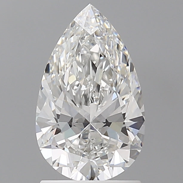 1.60 Carat Pear Shaped, Ideal Cut, E Color, VVS2 Clarity, IGI Certified Lab Grown Diamond