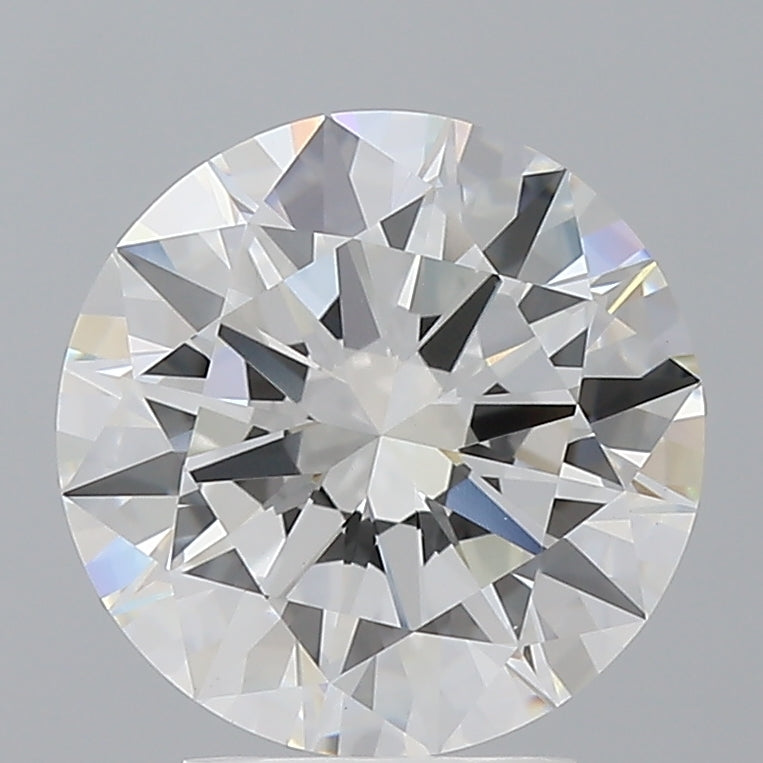 3.55 Carat Round Shaped, Excellent Cut, E Color, VVS2 Clarity, IGI Certified Lab Grown Diamond