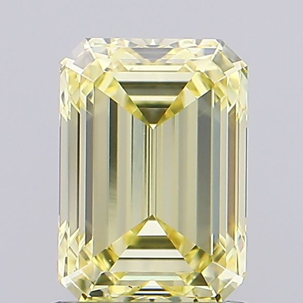 1.50 Carat Emerald Shaped, Ideal Cut, VS1 Clarity, IGI Certified Lab Grown Diamond