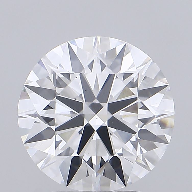 3.09 Carat Round Shaped, Ideal Cut, D Color, VS1 Clarity, IGI Certified Lab Grown Diamond