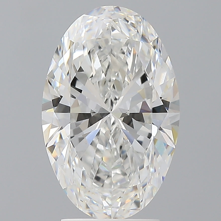 3.58 Carat Oval Shaped, Ideal Cut, E Color, VS1 Clarity, IGI Certified Lab Grown Diamond