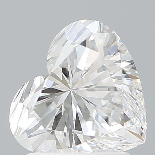 1.78 Carat Heart Shaped, Ideal Cut, D Color, VVS2 Clarity, IGI Certified Lab Grown Diamond