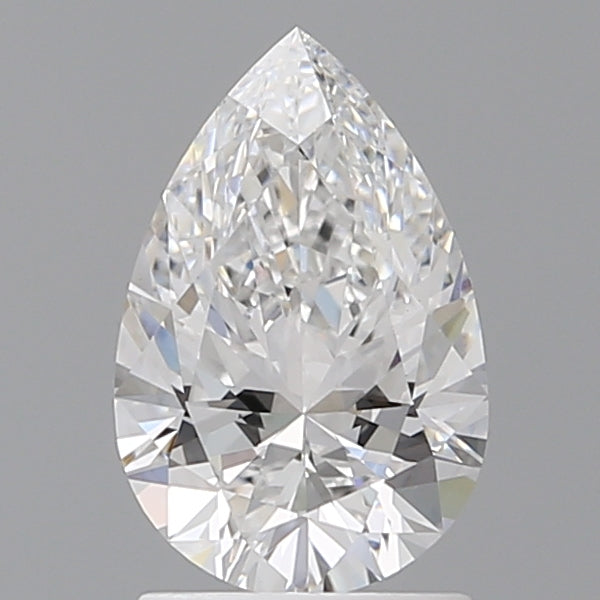 1.59 Carat Pear Shaped, Ideal Cut, D Color, VVS2 Clarity, IGI Certified Lab Grown Diamond