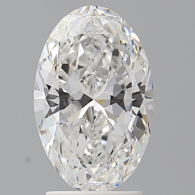 2.55 Carat Oval Shaped, Ideal Cut, E Color, VVS2 Clarity, IGI Certified Lab Grown Diamond