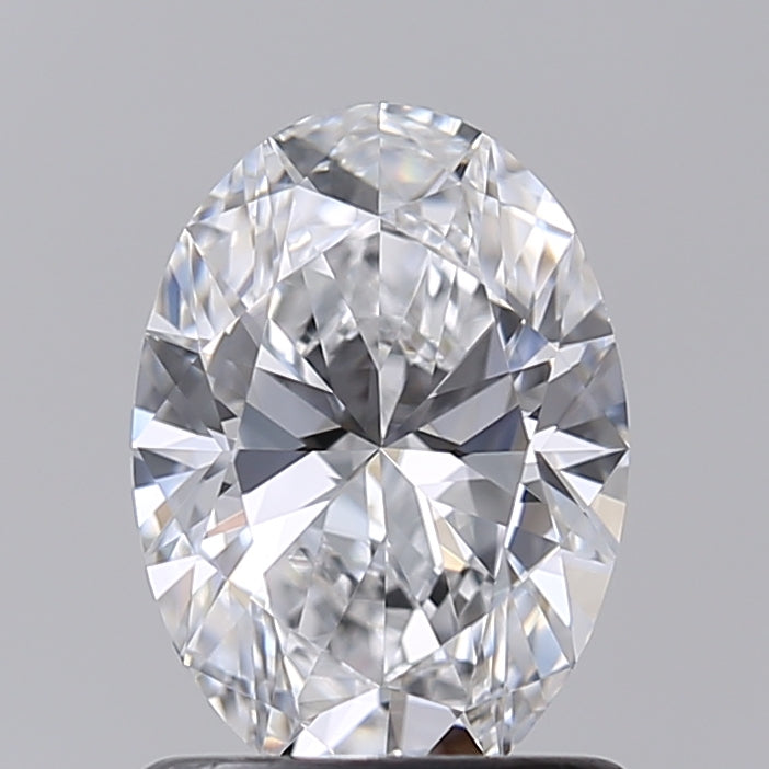 1.00 Carat Oval Shaped, Excellent Cut, D Color, VVS1 Clarity, IGI Certified Lab Grown Diamond