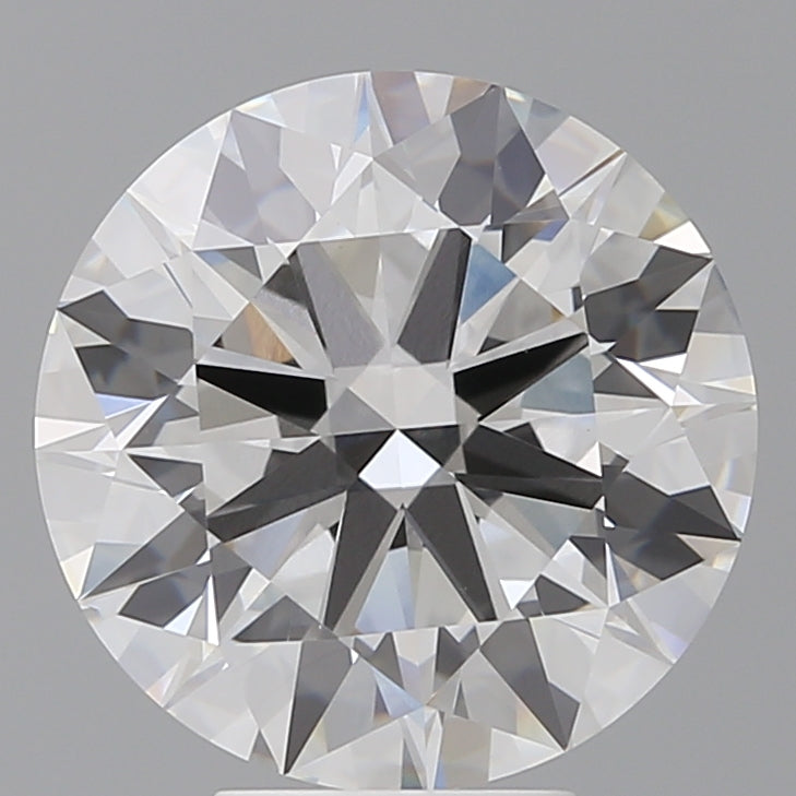 6.10 Carat Round Shaped, Ideal Cut, F Color, VVS2 Clarity, IGI Certified Lab Grown Diamond