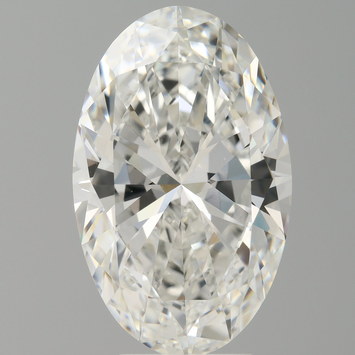 5.56 Carat Oval Shaped, Ideal Cut, F Color, VVS2 Clarity, IGI Certified Lab Grown Diamond