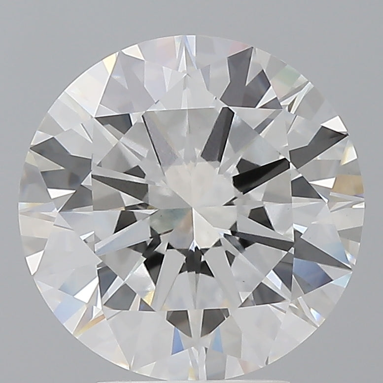 4.51 Carat Round Shaped, Excellent Cut, E Color, VVS2 Clarity, IGI Certified Lab Grown Diamond