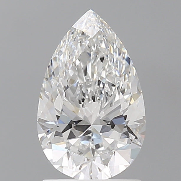 1.60 Carat Pear Shaped, Ideal Cut, E Color, VVS2 Clarity, IGI Certified Lab Grown Diamond