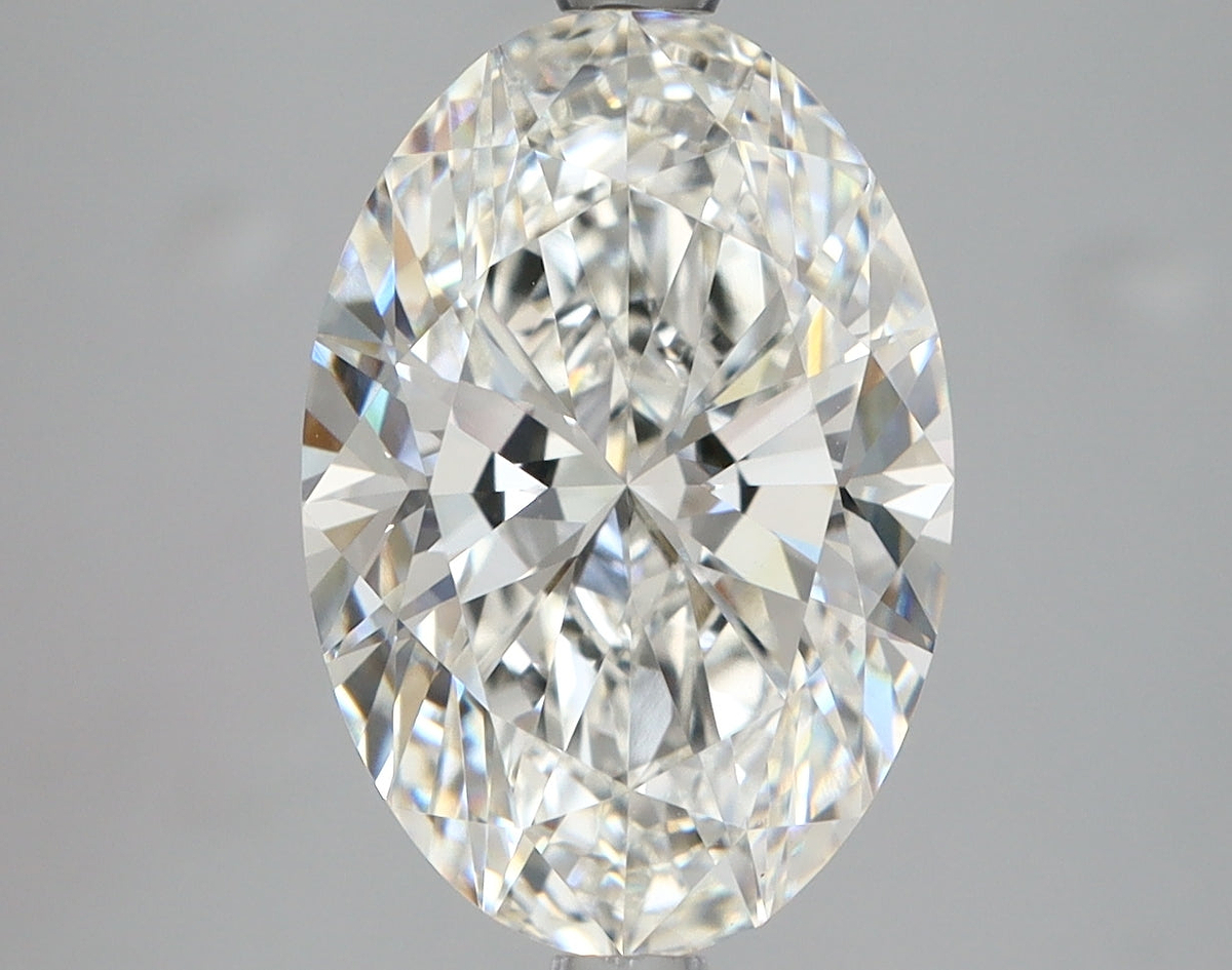 4.14 Carat Oval Shaped, Ideal Cut, E Color, VVS2 Clarity, IGI Certified Lab Grown Diamond